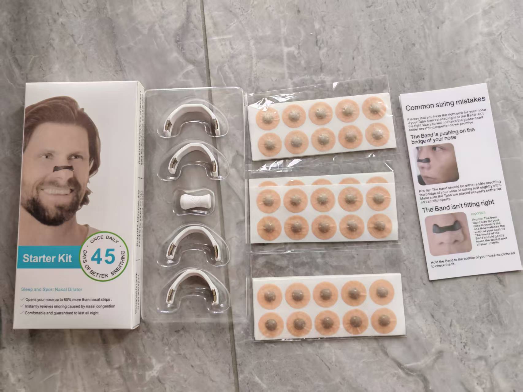 Magnetic Nasal Breathing Dilator for Sports Ventilation