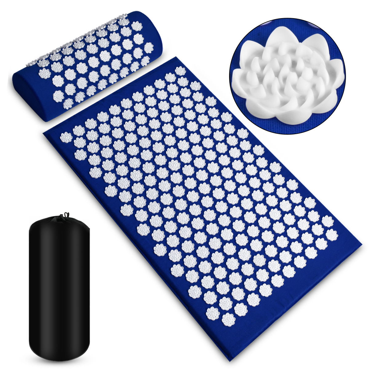 Set de Esterilla y Almohada de Masaje de Acupresión