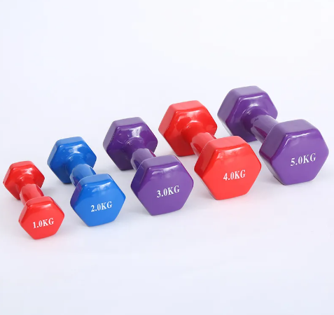 Mancuernas de Colores para Fitness y Tonificación