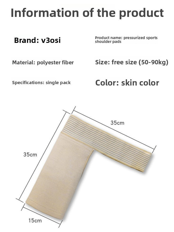 Vbosi Breathable Pressurized Shoulder Pads for Sports